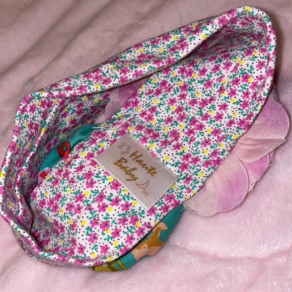 6/9 m Haute Baby Multimedia 3 Pc Top/Bloomers Headband Wide Bottom BoHo Chic - Picture 7 of 10